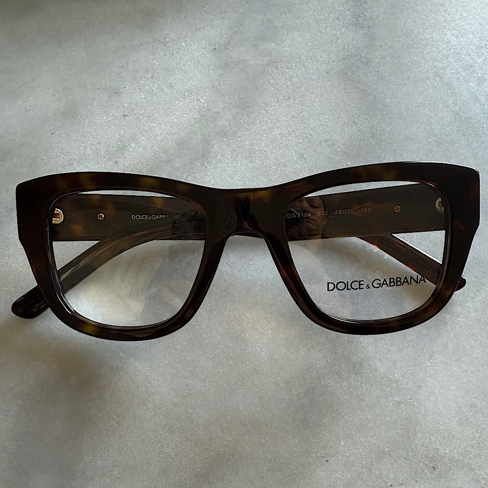 Dolce & Gabbana Tortoise Shell Glasses NWOT